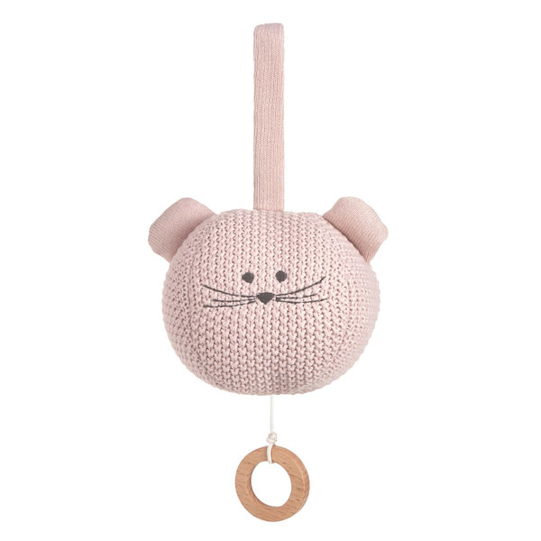 LÄSSIG - Spieluhr - Knitted Musical, Little Chums Mouse